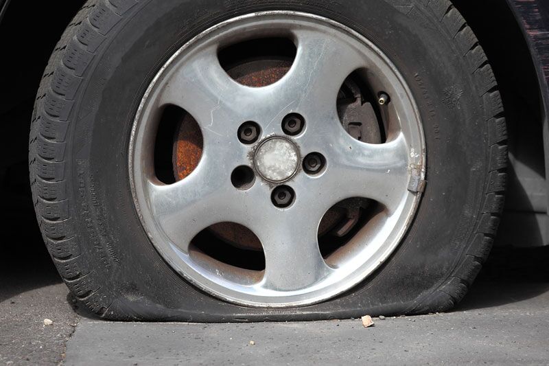 Here’s What to Do if You Blow a Tire While Driving